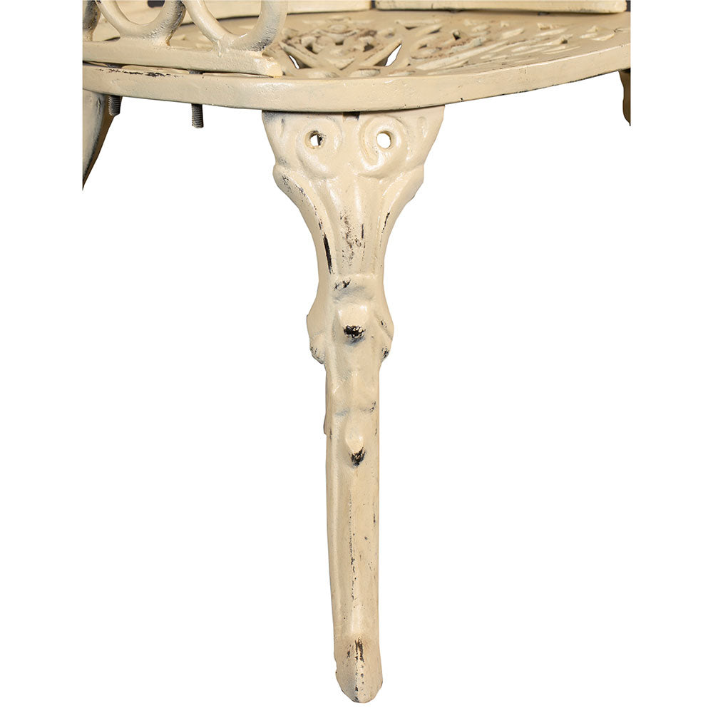 Chair, DGC - 003 -ANTIQUE IVORY (DWARKA ART INDIA), Designer Chair, Cast Aluminium Chair, Chair - IM6101