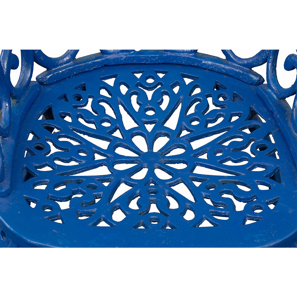 Chair, DGC - 003 - BLUE (DWARKA ART INDIA), Designer Chair, Cast Aluminium Chair, Chair - IM6103
