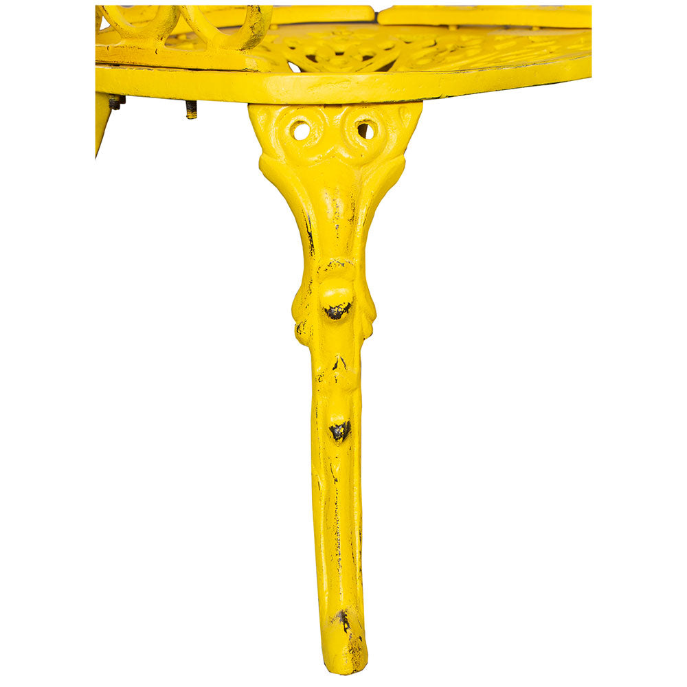 Chair, DGC - 003 - YELLOW (DWARKA ART INDIA), Designer Chair, Cast Aluminium Chair, Chair - IM6105