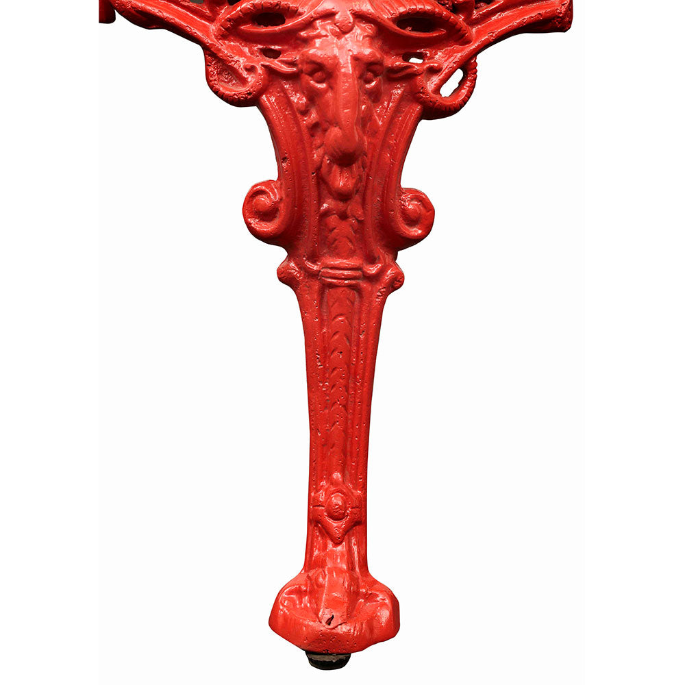 Chair, DGC - 006 - RED (DWARKA ART INDIA), Designer Chair, Cast Aluminium Chair, Chair - IM6106