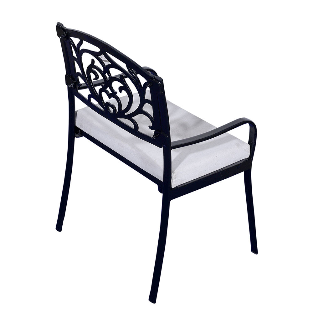 Chair, DGC-009 - BLACK (DWARKA ART INDIA), Designer Chair, Cast Aluminium Chair, Chair - IM6110