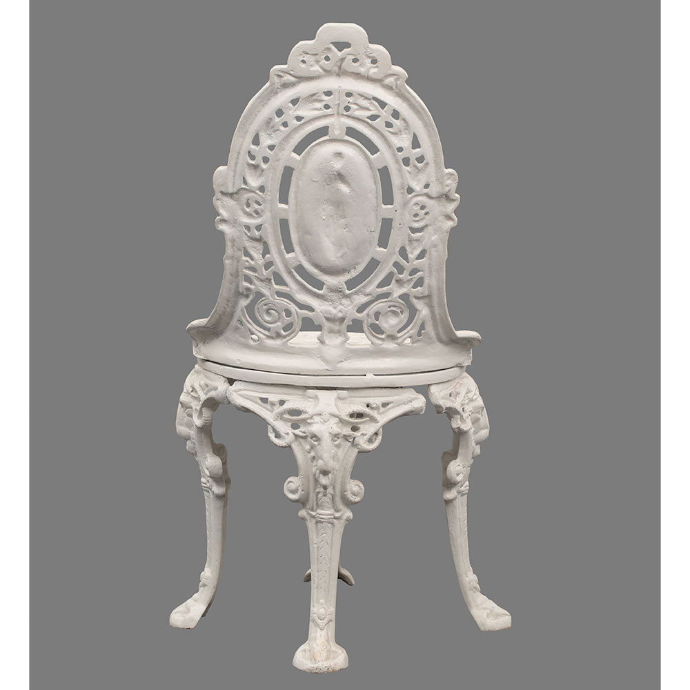 Table & Chair, DGC-006,DGT-018 - OFFWHITE (DWARKA ART INDIA), 2 Cast Aluminium Chair and 1 Table, Table & Chair Set - IM6114