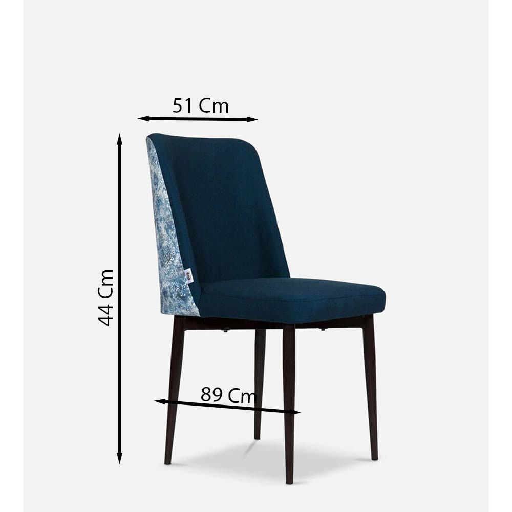 Chair, FN1982014-S-PM29017 (Mubelcasa),Emil Dining Chair in Dark Blue Colour, Chair - IM6126