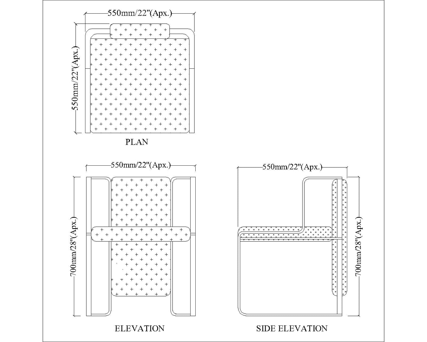 Chair, Maroon & Gold Color Chair, Chair with Living Room, Modern Chair Design, Chair - IM6157