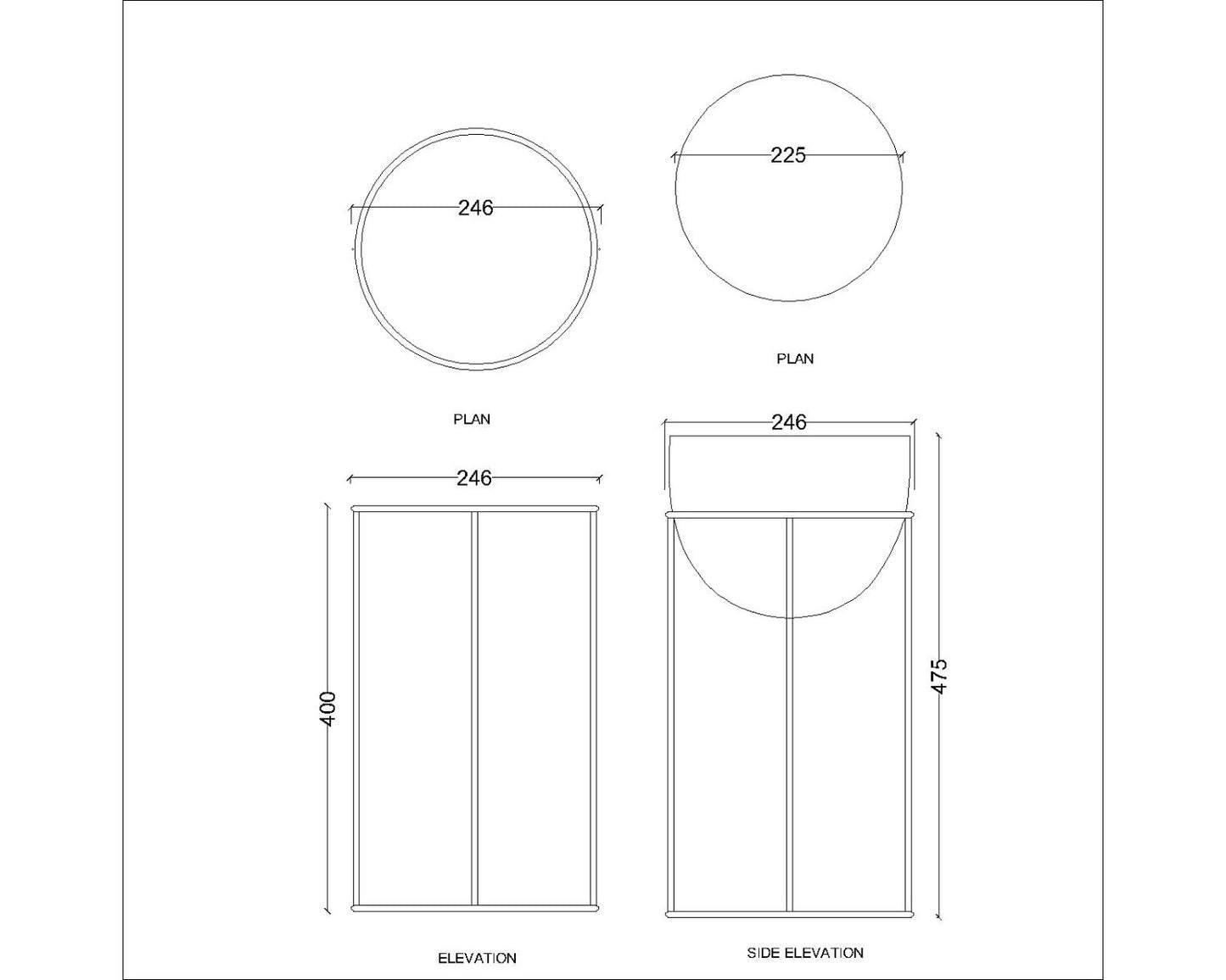 Metal Vase, Golden & Black Metal Vase , Vase - IM- 15003