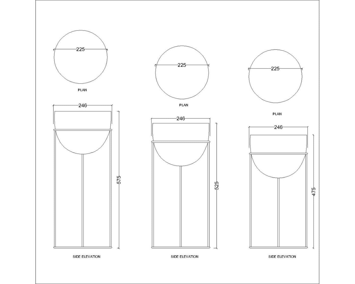 Metal Vase,Golden & Black Metal Vase , Set Of Three Vase, Vase - IM- 15006