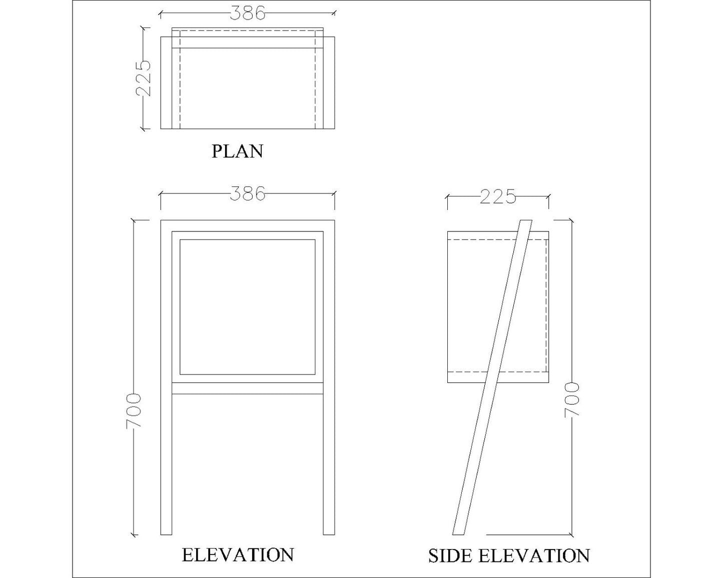 Book stand, storage rack for book in wood finish,table storage for books- IM369