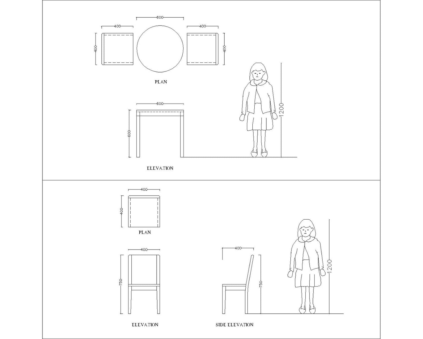 Kids table, Kids chair, study table, kids study table, Round table, table chair set, stool, playing table , table, Study sets -Table and chair set- IM 4001