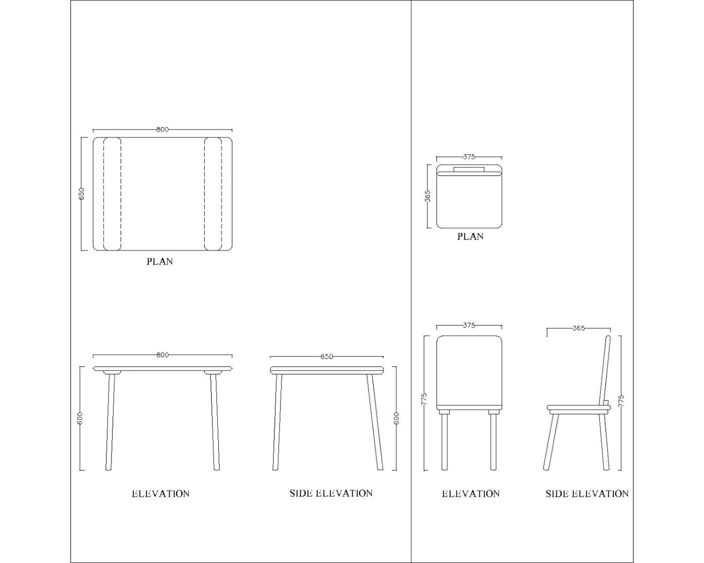 Kids table, Kids chair, study table, kids study table, Rectangle table, table chair set, table for play/eat & study, Study sets -Table and chair set- IM 4005