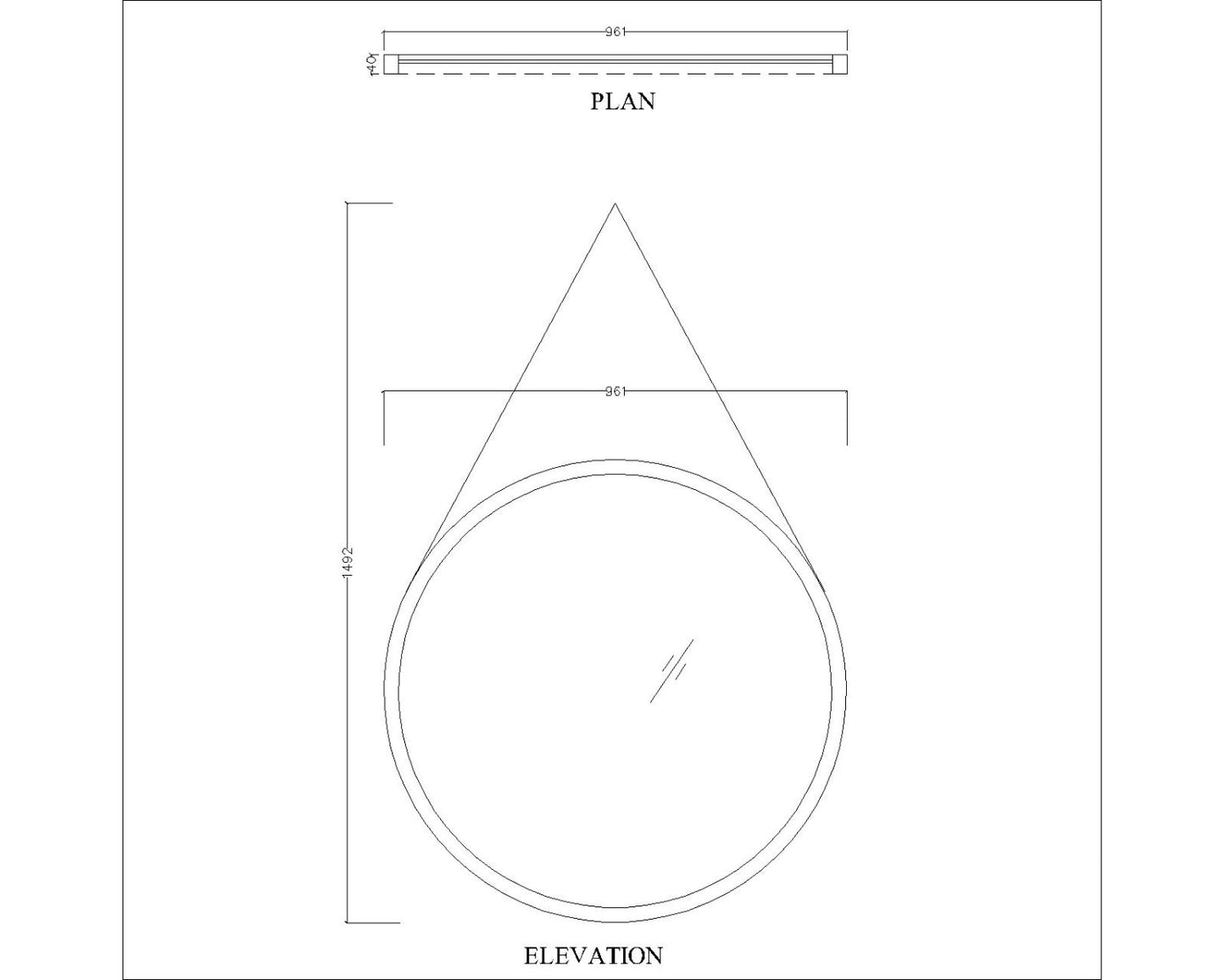 Wall mirror with wooden frame, Mirror for living/waiting/foyer area modern look mirror in black frame ,Mirror - IM427