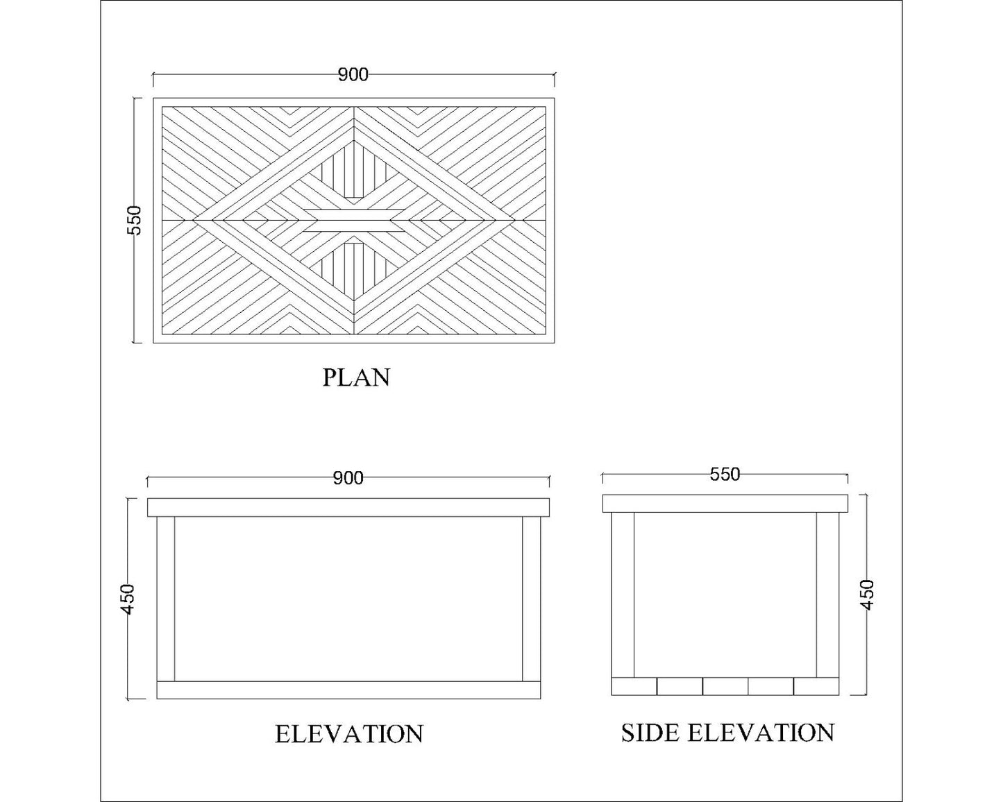 Coffee Table, Wood Coffee Table, Coffee Table with Wooden Leg, Coffee Table for Living Area, Coffee Table - VT - 12072