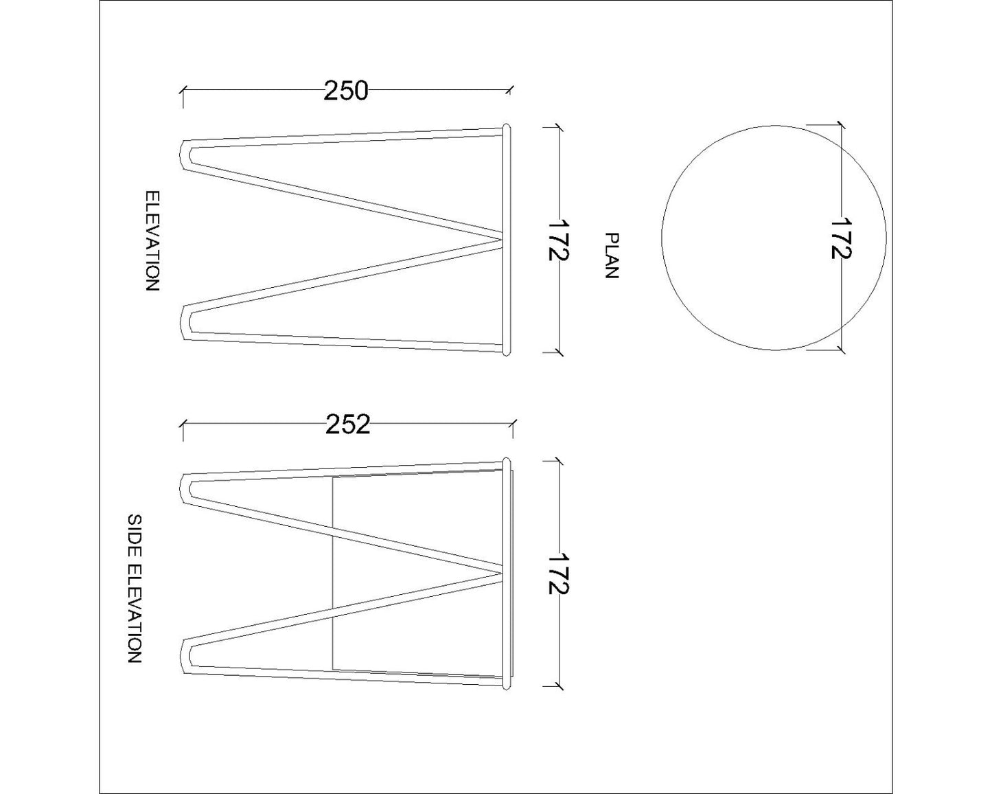 Metal Vase, Golden Metal Vase , Vase - VT- 15005