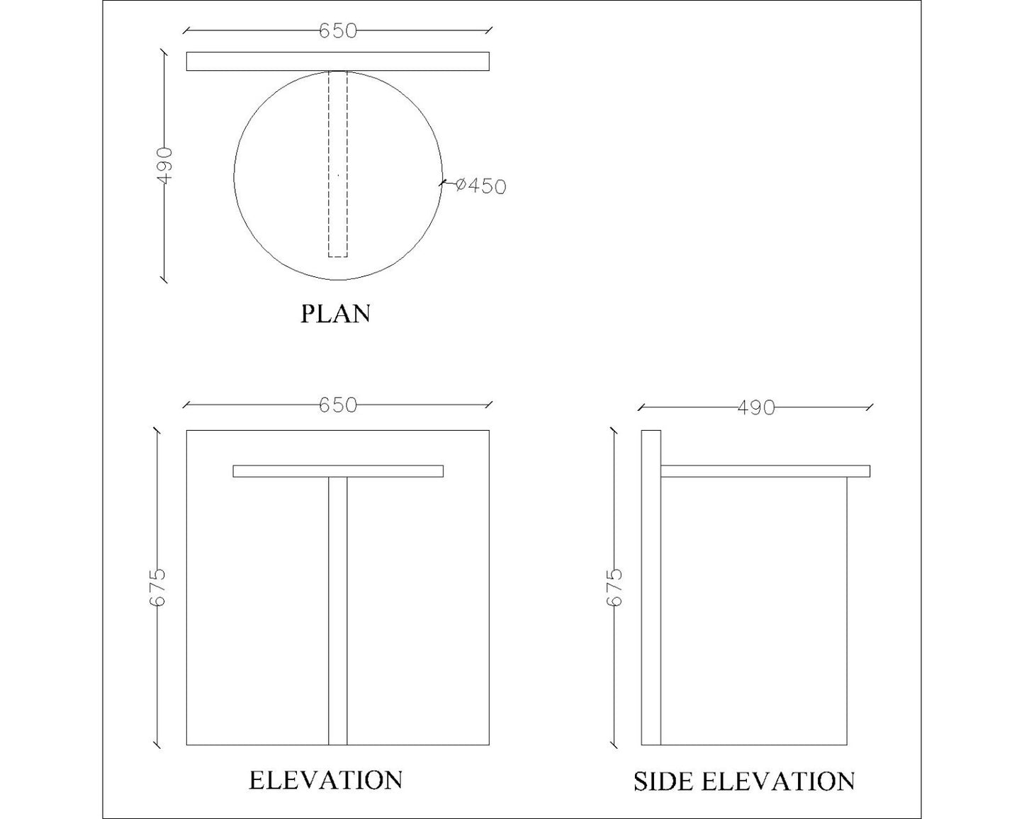 End table with open top, end table in wood finish, End table for living area-VI-529