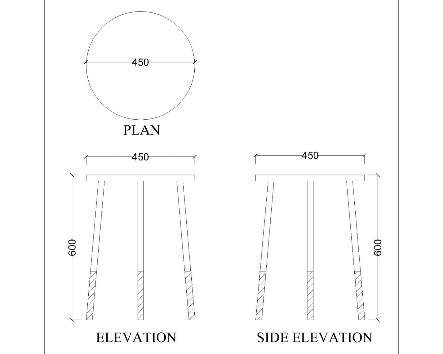End table with open top, end table in wood finish, End table for living area-VI-532