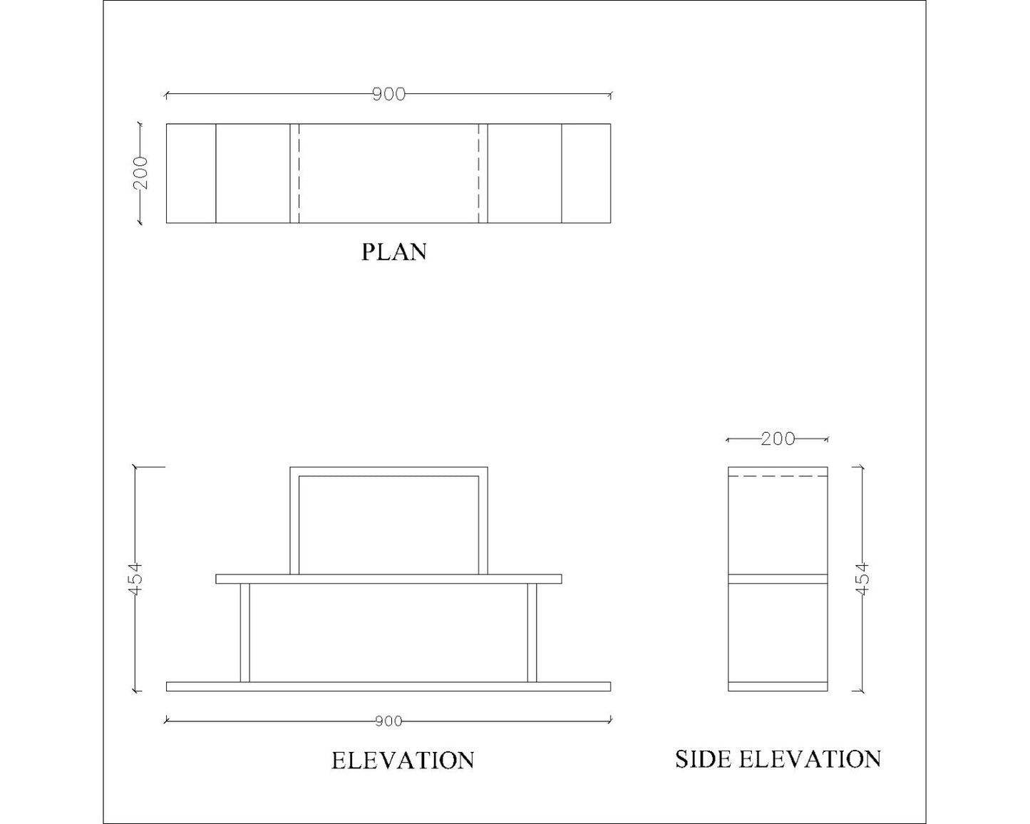 Wall Shelf, Wall Shelf Open Space, Wall Shelf for Décor Accessories Unit, Wood Wall Shelf, Wall Shelf- VT-559