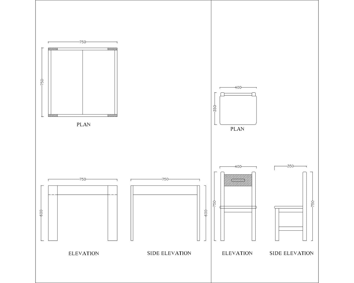 Kids table, Kids chair, study table, kids study table, square table, table chair set, stool, playing table , wooden table, Study sets -Table and chair set- VT 6004