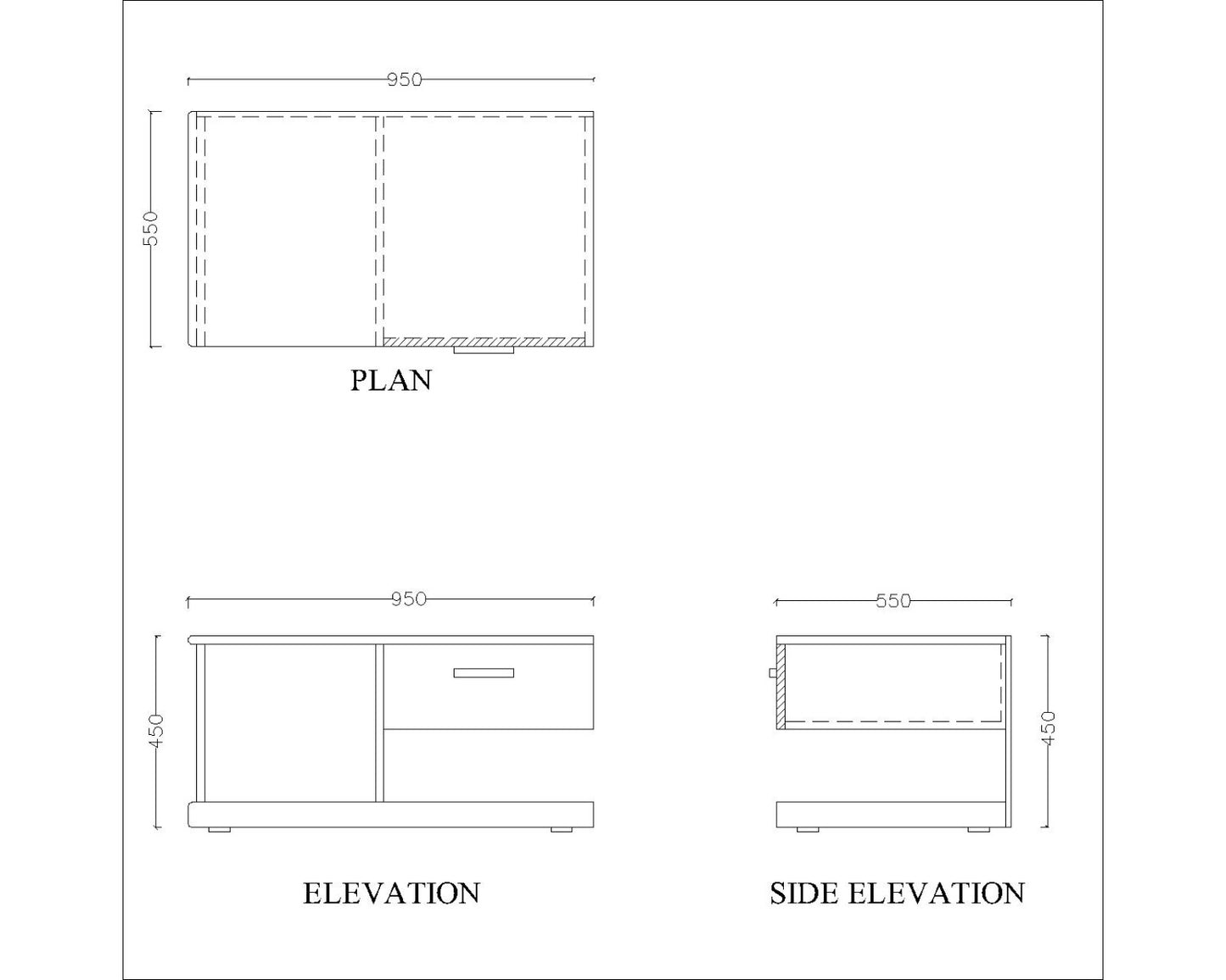 Rectangular Coffee Table ,coffee table for living/waiting area vintage look coffee table in brown in prelaminate particle board,Coffee Table - VI862