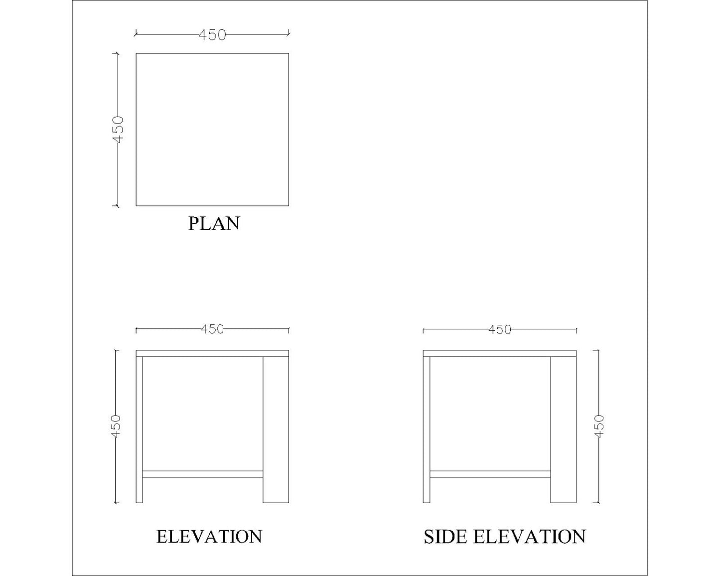 Wooden end Table , end table inprelaminate particle board, modern look wooden end table in brown ,Floor standing End Table - VI869