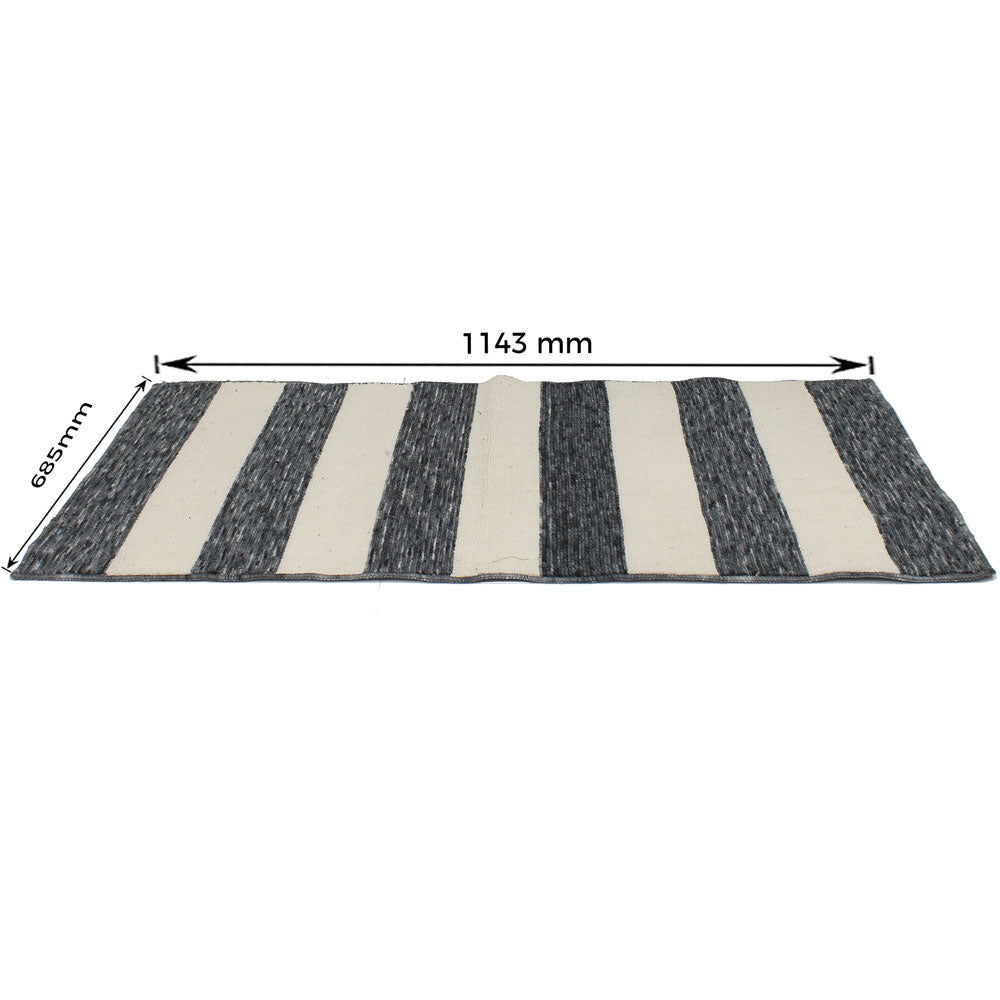 Rug, Grey & Off White Rug , Rectangular Rug, Rug - VT - 15018