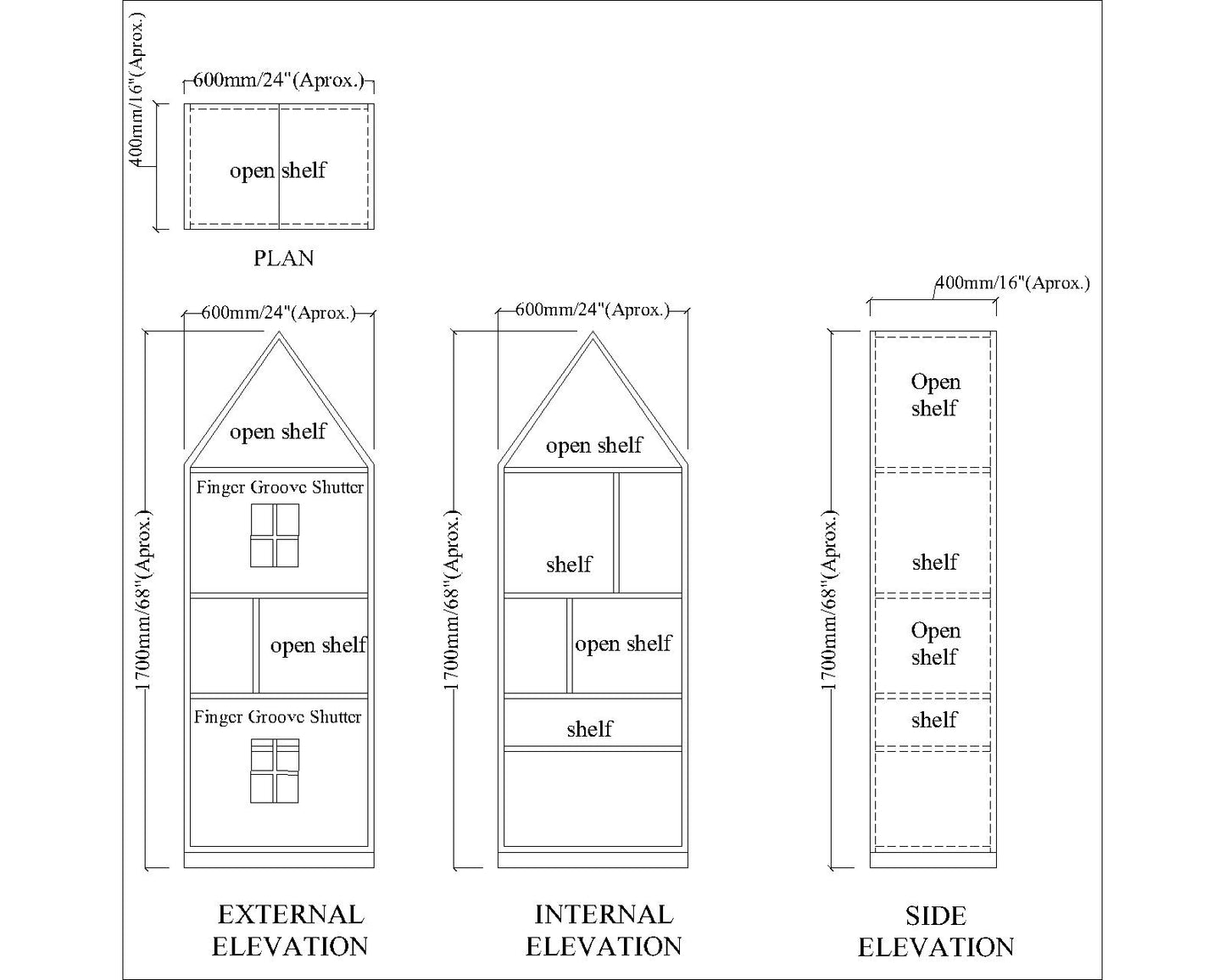 Kids Unit, Storage Unit for kids, Pink Color Unit, Kids Unit - VT10102
