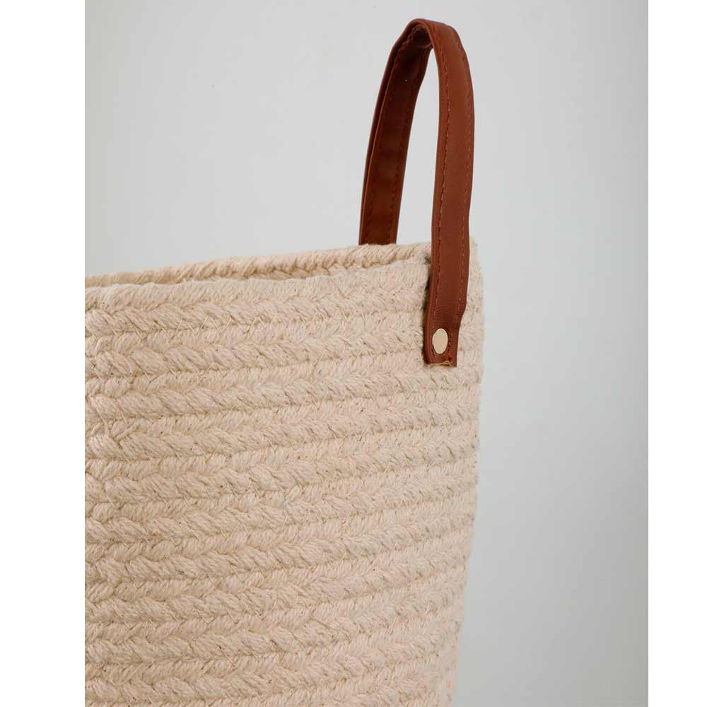 Storage Basket , (i511_6_1), Storage Basket With Beige Color, Storage Basket - VT11019