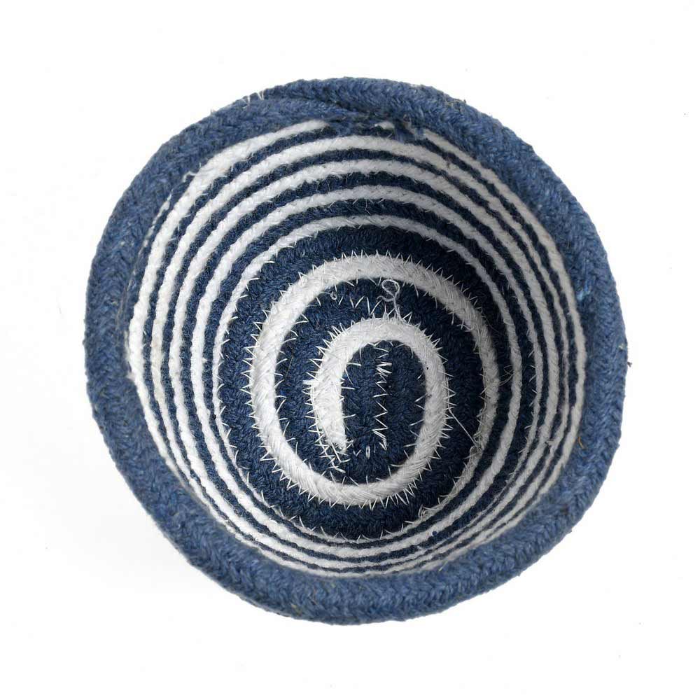 Storage Basket , (i358_4_1), Storage Basket With Blue & White Color, Storage Basket - VT11029