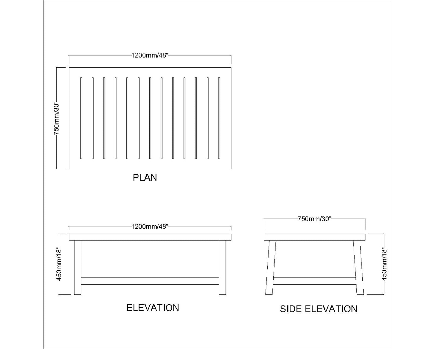 Coffee Table, Drawing Room Furniture, Coffee Table With White Color, Coffee Table in Wood, Coffee Table With Wooden Legs, Coffee Table - VT12123