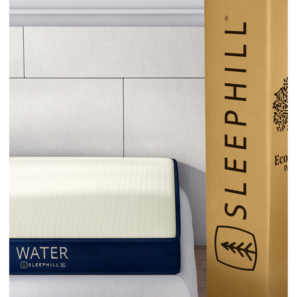 Mattress, (WA-6-7560) Sleephill Water Dual Comfort Foam Mattress - Queen Bed Size - Mattress- VT15671