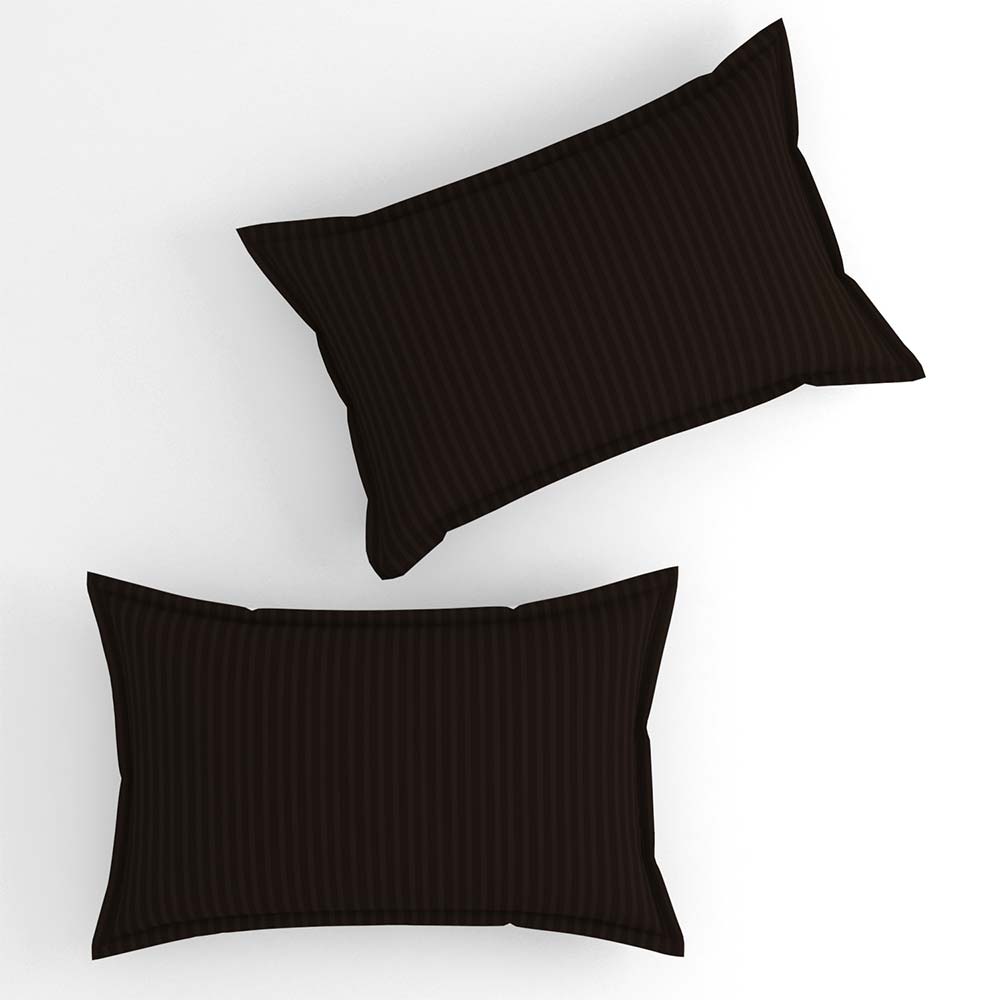 Bedsheet, (ICKBS202) Presto, 160 TC 100% Cotton Double Bedsheet With 2 Pillow Covers, Striped pattern, Bedsheet- VT15905