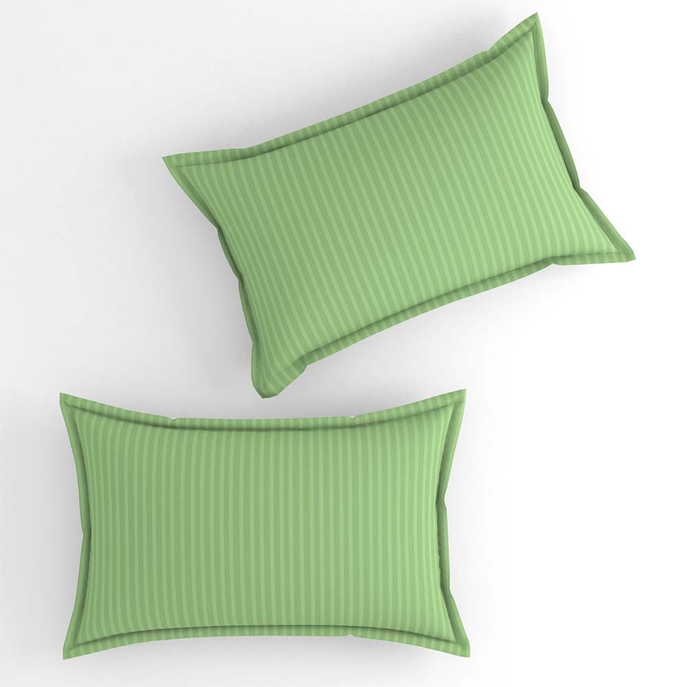 Bedsheet, (ICKBS208) Presto, 160 TC 100% Cotton Double Bedsheet With 2 Pillow Covers, Striped pattern, Bedsheet- VT15911