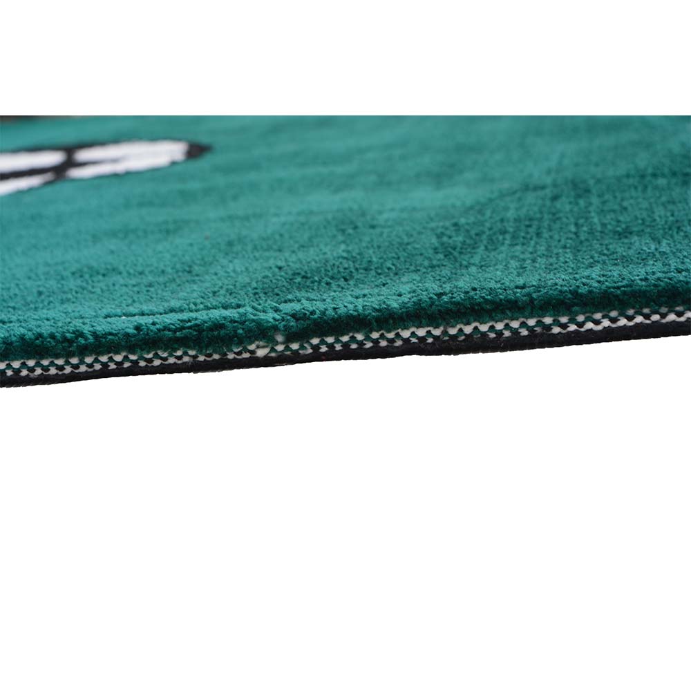 Rugs, (Presto), ICKC248C2X5, Football Field shaped Green and White Polyester Carpet, Rugs - VT-15959