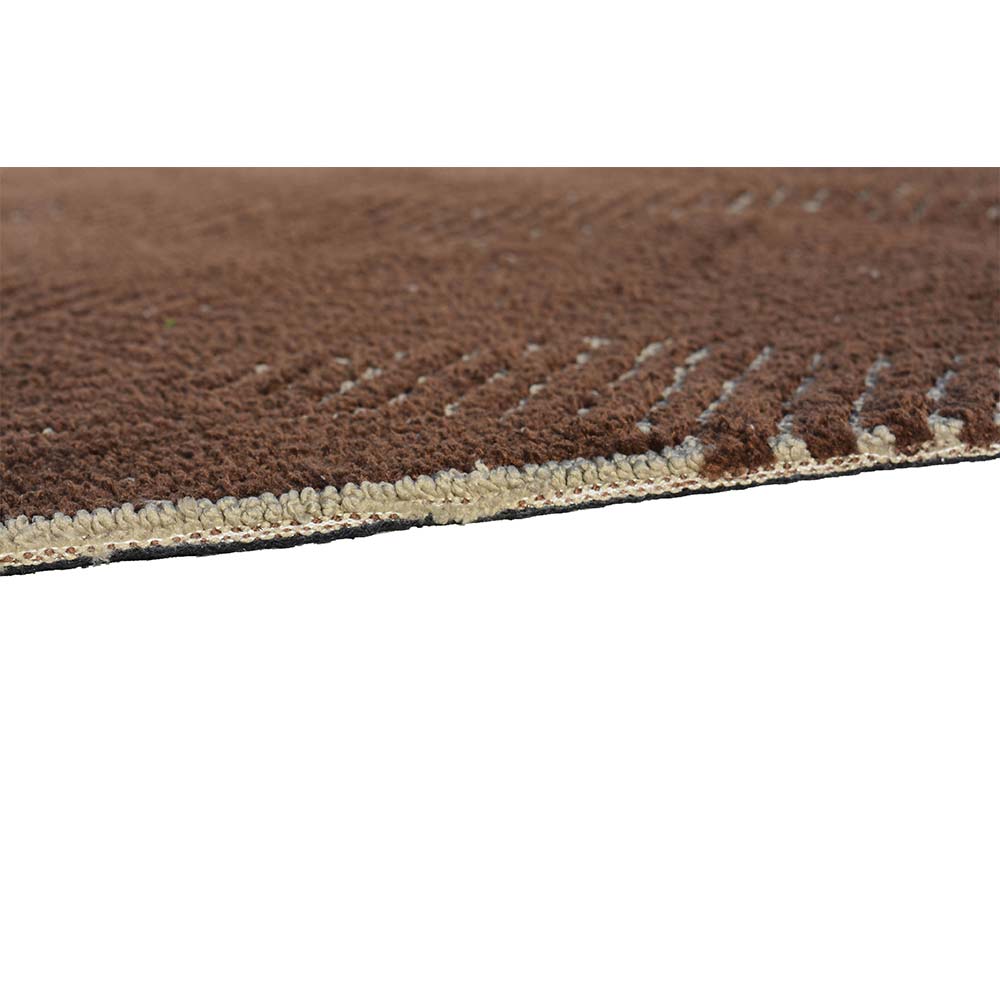 Rugs, (Presto), ICKC272C4X6, Brown and Beige Abstract Polyester Carpet, Rugs - VT-15968-48X72inches