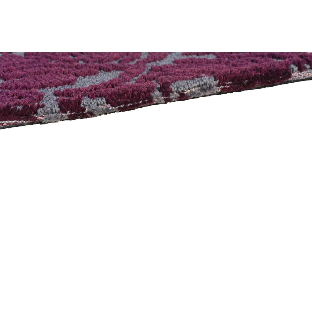 Rugs, (Presto), ICKC287C5X7, Purple and Grey Abstract Polyester Carpet, Rugs - VT-15972-60X84inches