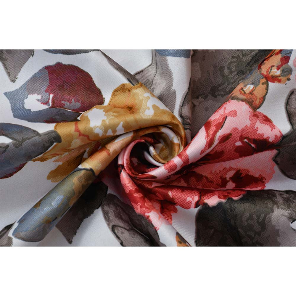 Curtain, (Presto) ICVOL2D13_W2, Multicolor colour solid Window curtain Set of 2, Curtain-VT16004-44X60 inches