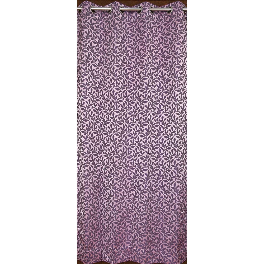 Curtain, (Presto) ICMML1724_D2, Pink Color Floral Door curtain Set of 2 (44 X 84 inches), Curtain-VT16028