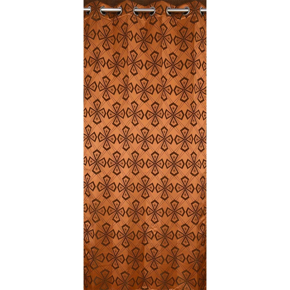 Curtain, (Presto) ICMML1738_LD2, Purple Color Abstract Long Door curtain Set of 2, Curtain-VT16040-44X108 inches