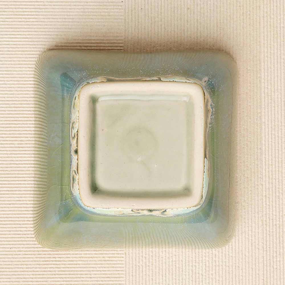 Bowl, CROC0005, Design Gaatha Set of 2 Green Ceramic Small Bowl, Bowl - VT2205