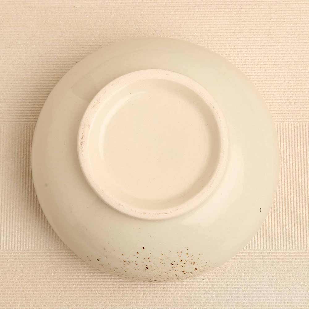 Bowl, CROC0012, Design Gaatha Set of 2 Steaky Spray Off White Ceramic Soup Bow, Bowl - VT2206