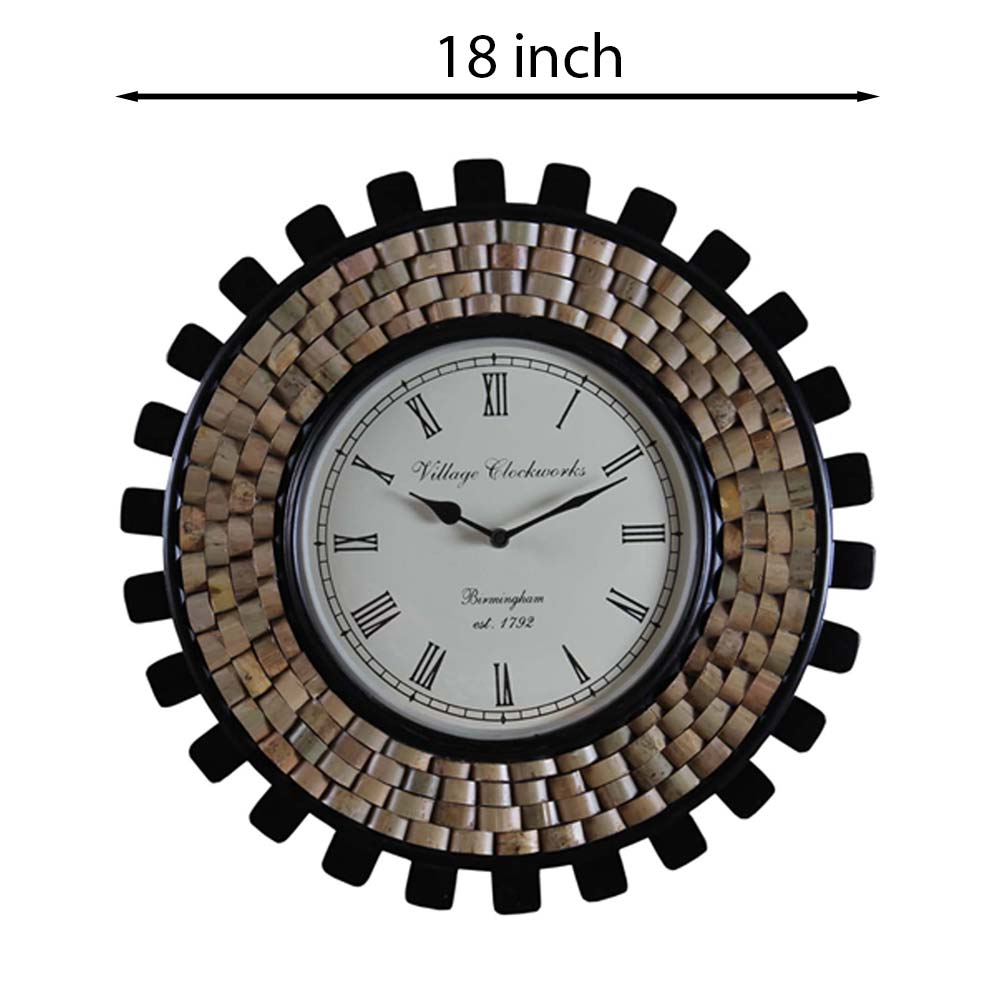 Wall Clock, NP-013 (NAVIKA PRODUCTION),
Antique Wooden Clock, Wall Clock - VT2254