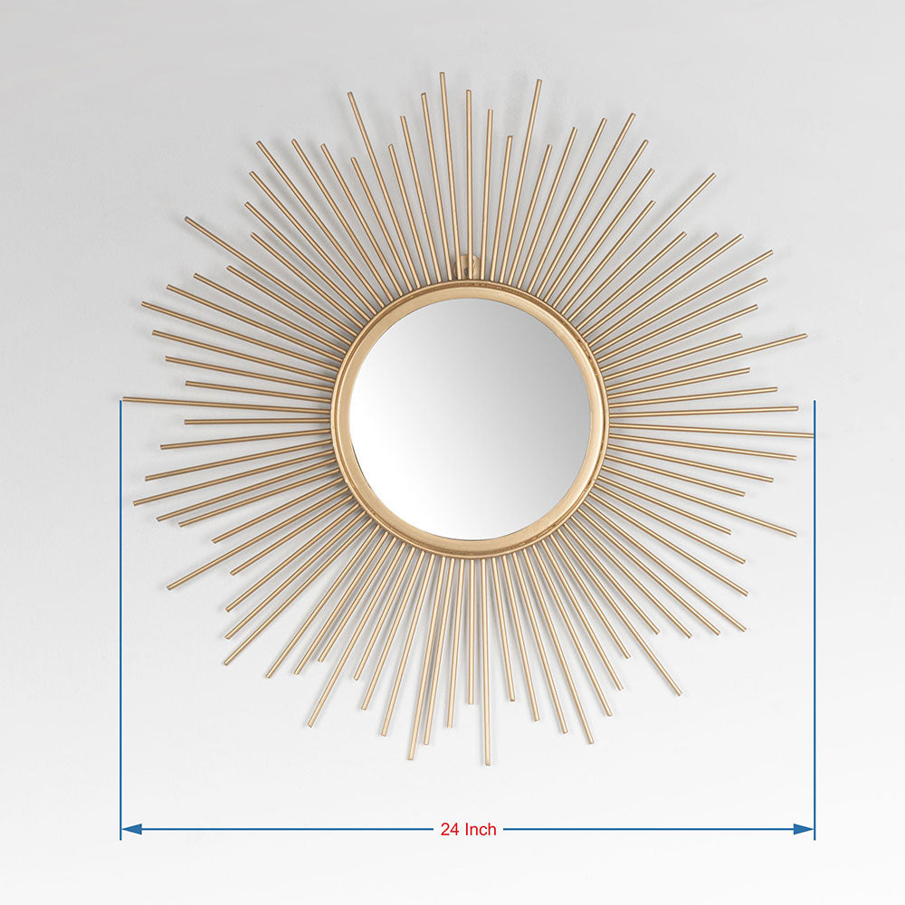 Mirror, UAM010(UA OVERSEAS), Sun Star Wall Mirror, Modern Designing Mirror, Mirror - VT2348