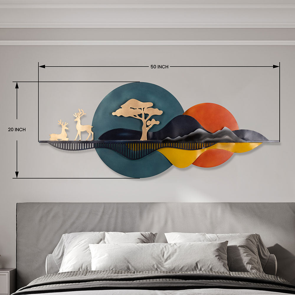 Wall Art, UAW015(UA OVERSEAS), Landscape Wall Art, Metal Wall Art , Wall Art - VT2353