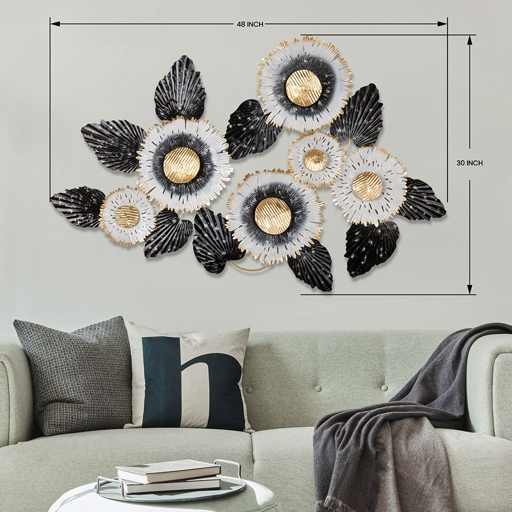 Wall Art, UAW019(UA OVERSEAS), Sunflower Stylish Wall Art, Metal Wall Art , Wall Art - VT2355