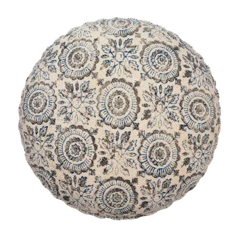 Pouffe, 006/SCNFE, Amara Wooden Leg Stool, (Strawberry Collective), Pouffe- VT6113