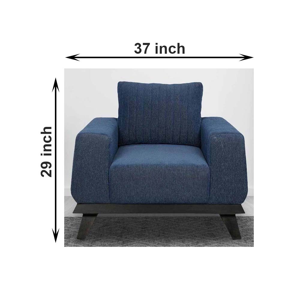 1 Seater Sofa, (FN1953514-S-PM29017) Mubelcasa, Polyester, Rectangle, 1 Seater Sofa - VT4088