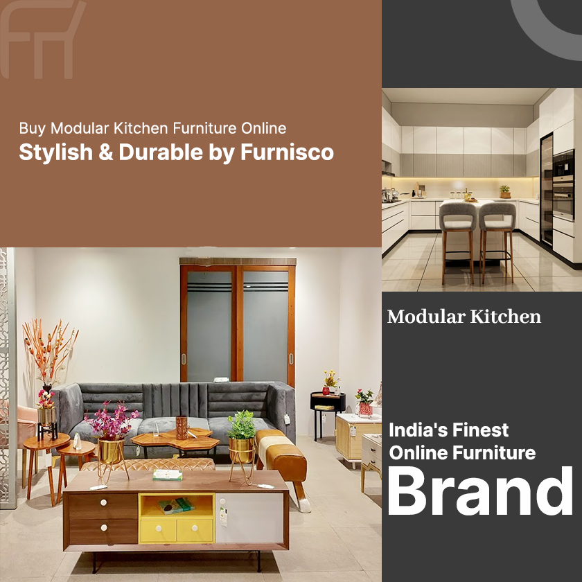 Buy Modular Kitchen Furniture Online: Stylish & Durable by Furnisco