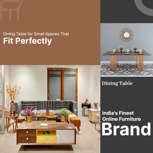 Dining Table for Small Spaces That Fit Perfectly | Furnisco