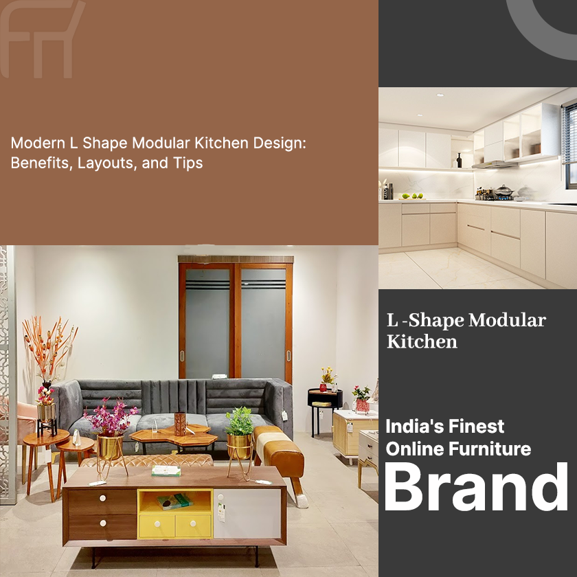 Modern L-Shaped Modular Kitchen Design: Advantages, Floor Plans and Guide