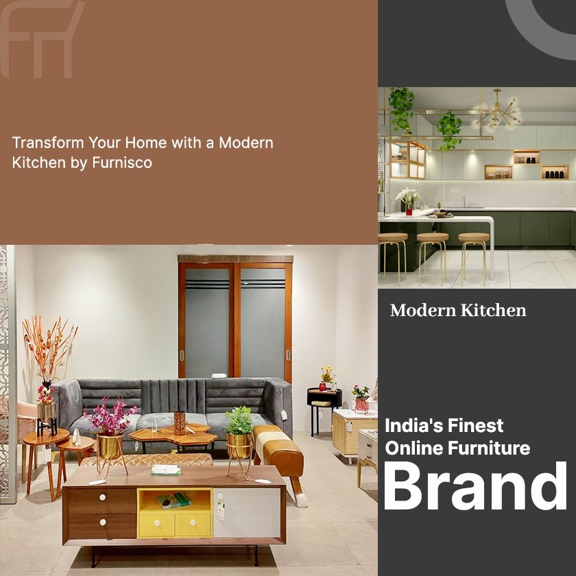 Transform Your Home with a Modern Modular Kitchen by Furnisco