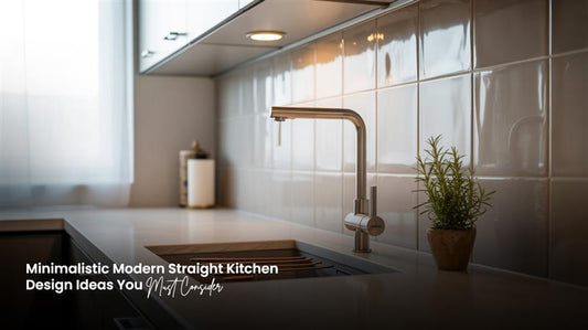 Minimalistic Modern Straight Kitchen Design Ideas You Must Consider