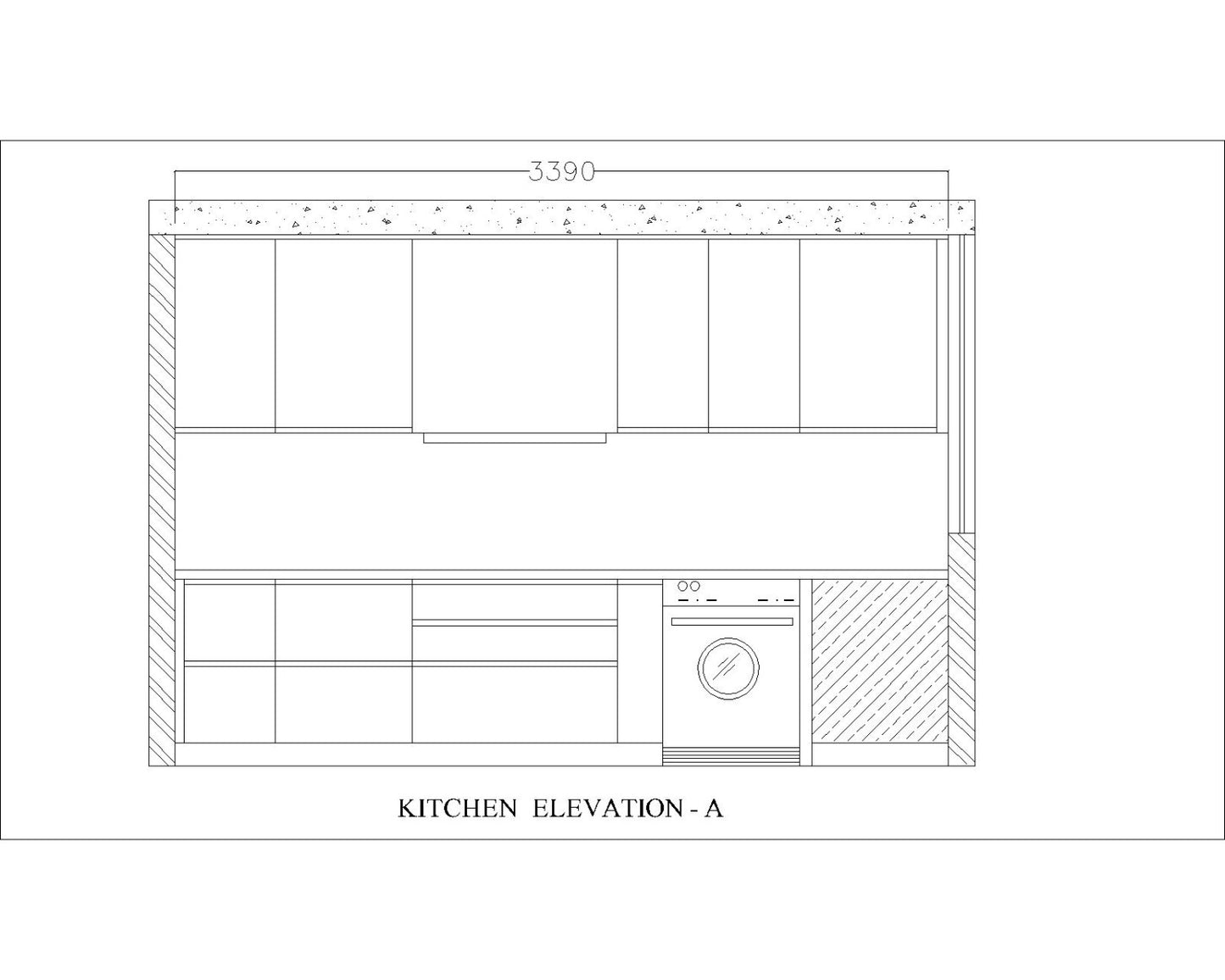 Kitchen, modular kitchen, acrylic finish modular kitchen, Luxurious kitchen, L shape kitchen, hi gloss finish kitchen, white and beige kitchen, Kitchen-EL- 8000